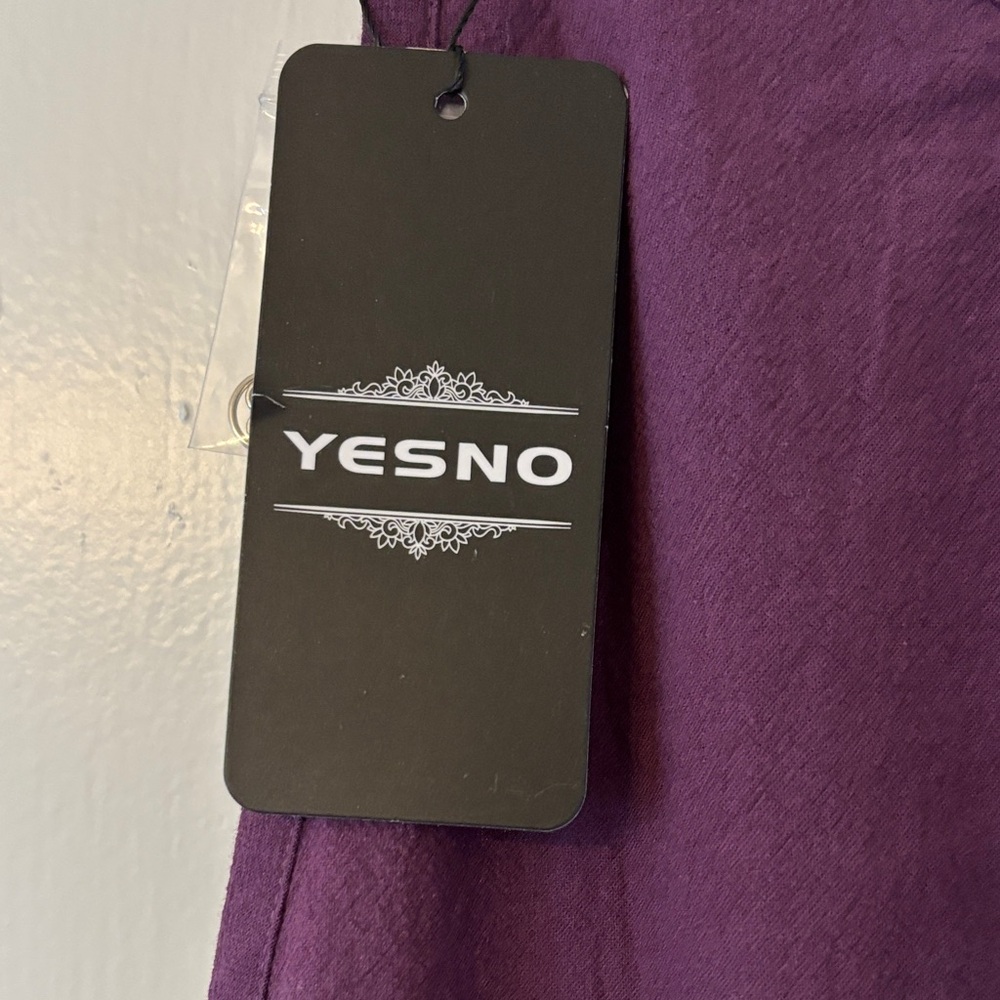 Yesno Purple Women's Jumpsuit. NWT - Picture 2 of 16